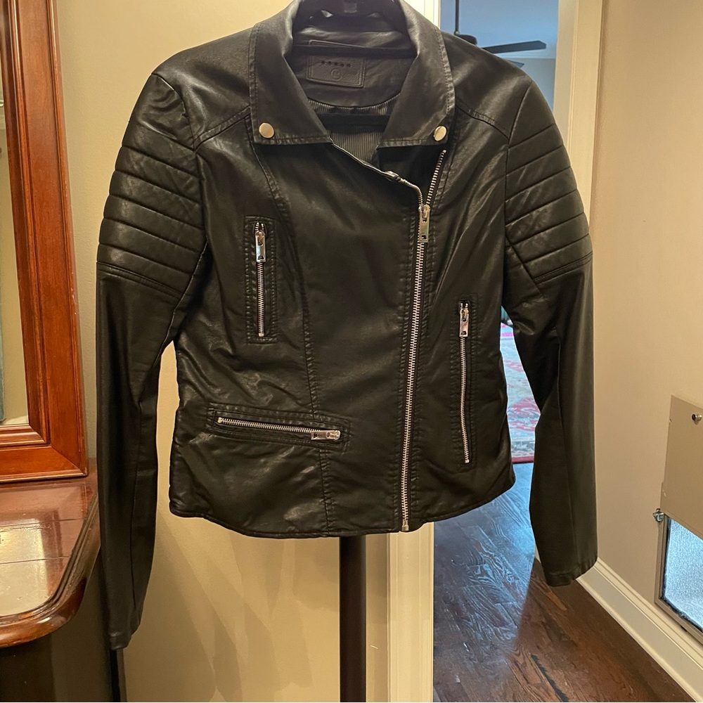BlankNYC Faux Leather Moto Jacket